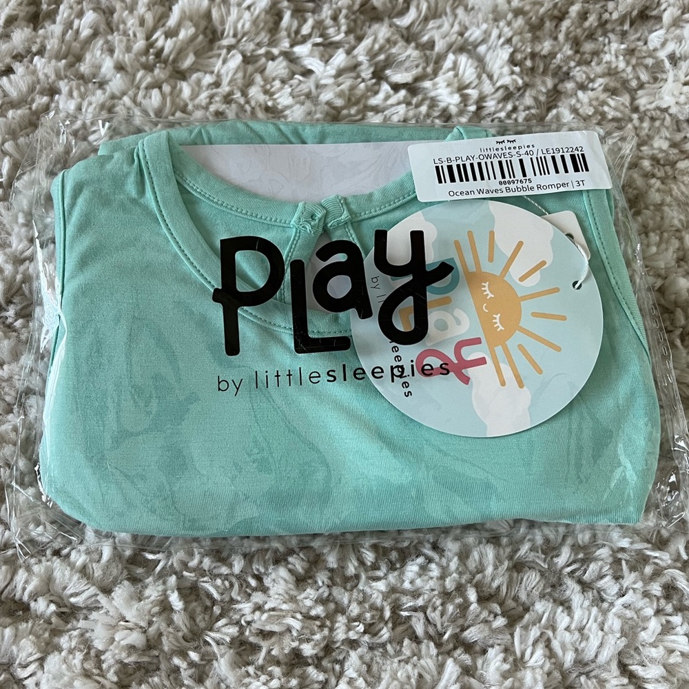 NIB Ocean Waves Bubble Romper 3T